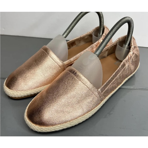 FitFlop Womens Siren Espadrilles Rose Gold Metallic W/Dynamicush Sz 6 Superb! - Picture 2 of 14
